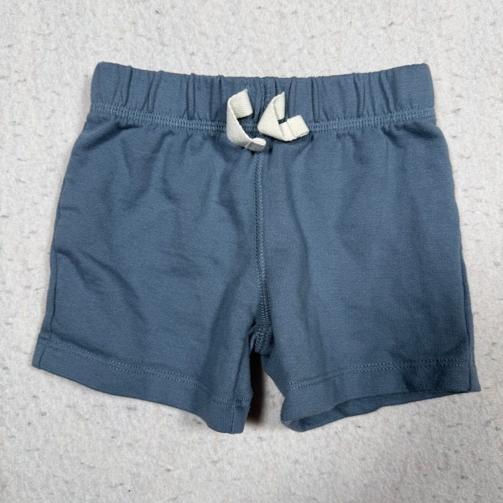Carters Child of Mine Blue Knit Shorts 3-6M Elastic Waist 1S908910 WAL114179-NAM